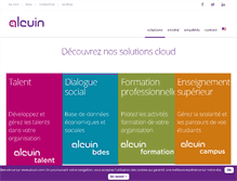 Tablet Screenshot of alcuin.com